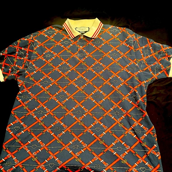 GG Logo Crew neck Polo shirt